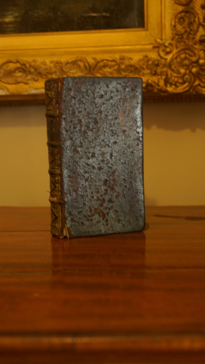1661 "The Comedies of Terence (Terentii Comaediae Sex)" Mini Brown Full Leather Book
