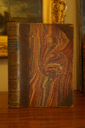 1796 "Reflections on the Rise and Fall of the Ancient Republics" Brown Half Leather Book