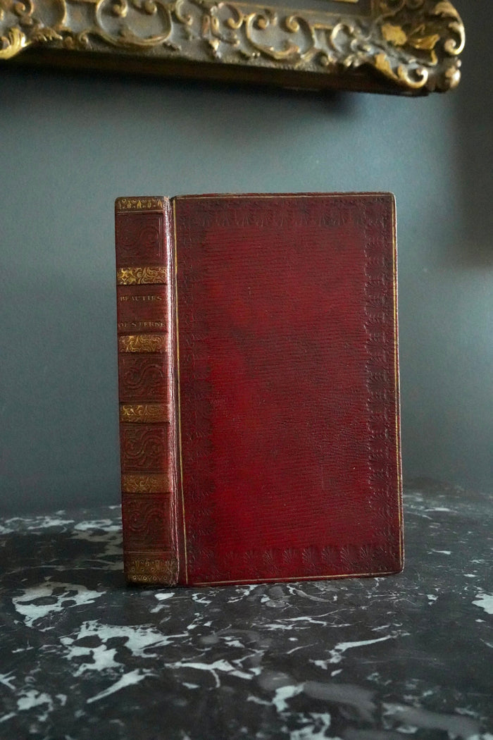 1799 Beauties of Sterne Red Morocco Georgian Binding
