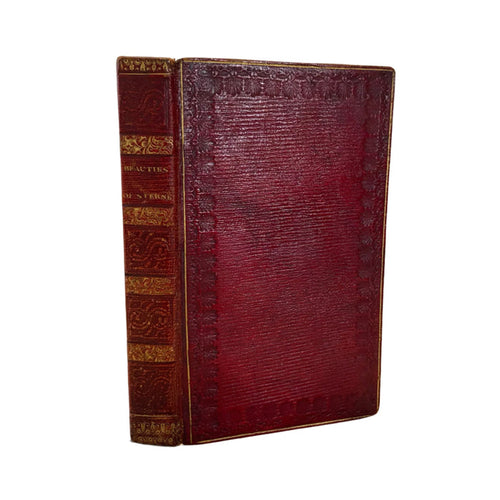 1799 Beauties of Sterne Red Morocco Georgian Binding