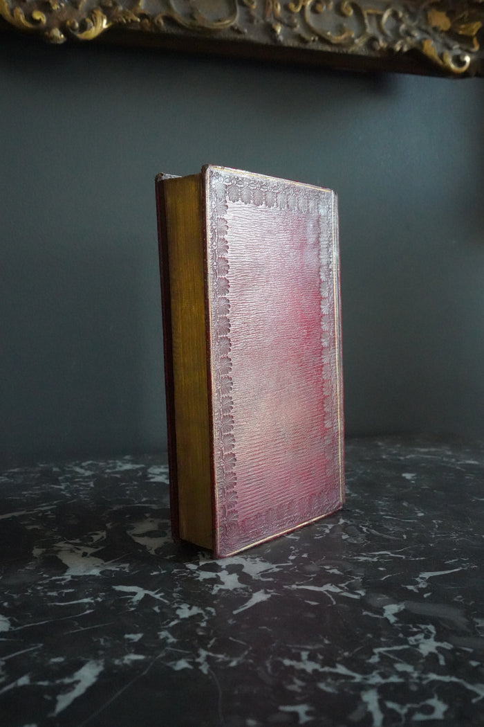 1799 Beauties of Sterne Red Morocco Georgian Binding
