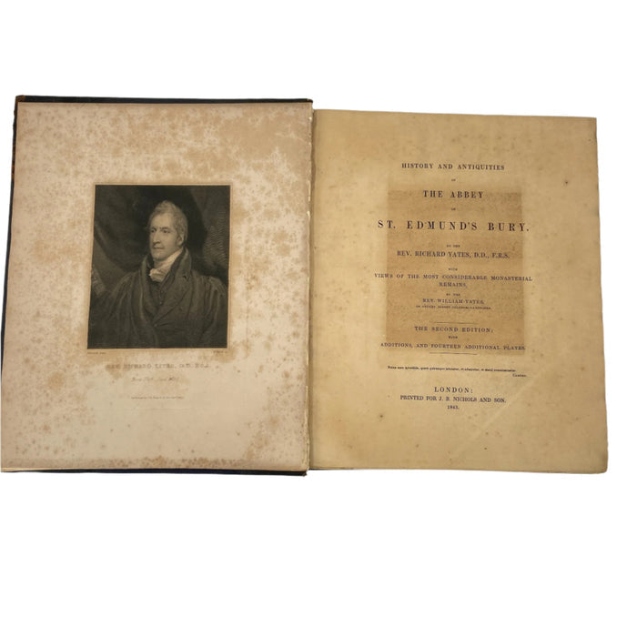 1805 Abbey of St Edmund's Bury Richard Yates Illustrated