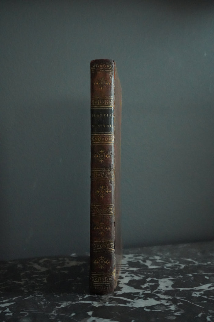 1807 Beattie The Minstrel Full Calf Scottish Poetry
