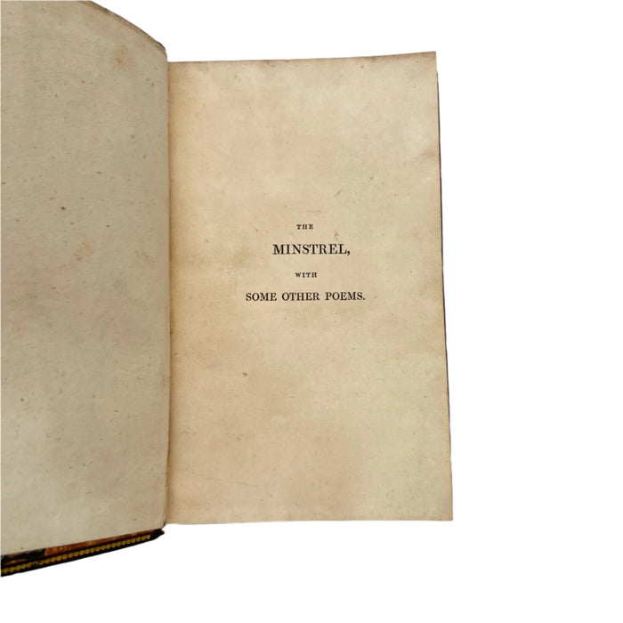 1807 Beattie The Minstrel Full Calf Scottish Poetry