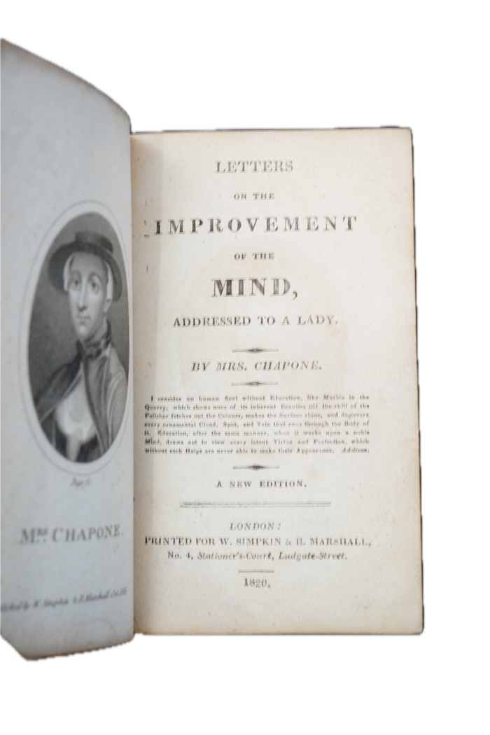 1820 Earl of Chesterfield Letters to His Son