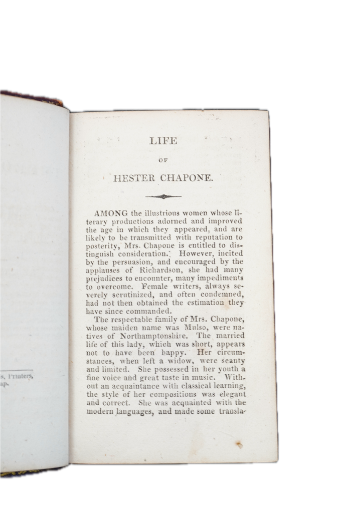 1820 Earl of Chesterfield Letters to His Son