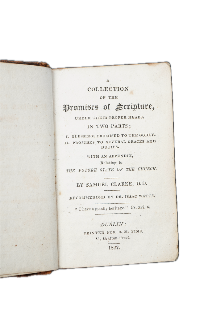 1822 Samuel Clark A Collection of the Promises of Scripture