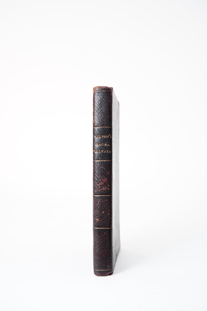 1826 Sacra Privata Thomas Wilson Miniature Leather Prayer Book
