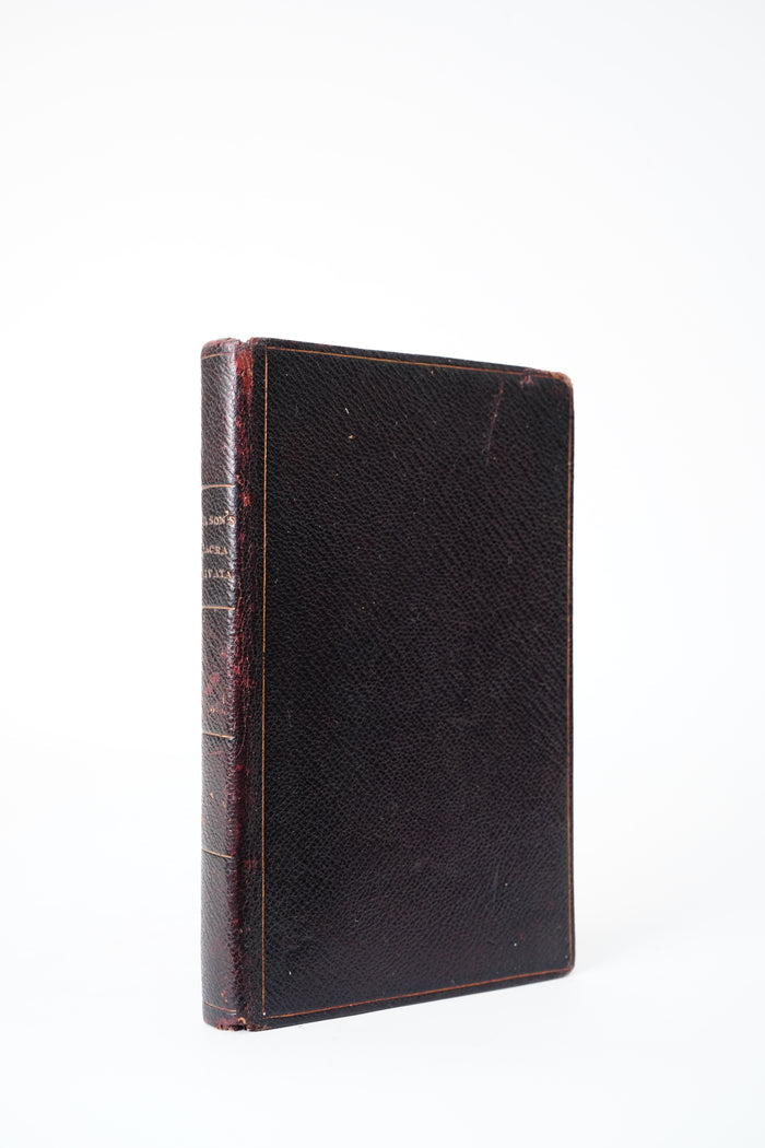 1826 Sacra Privata Thomas Wilson Miniature Leather Prayer Book