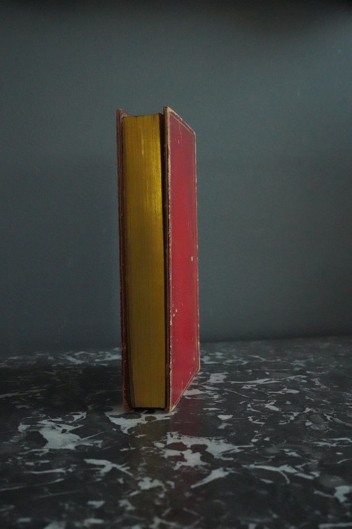 1834 "Scripture Biography" Religious Red Full Leather Book
