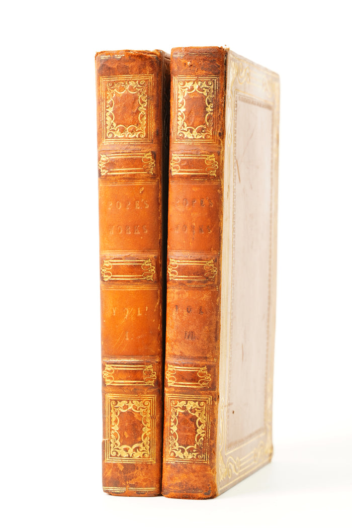1835 Alexander Pope Works Vols I & III