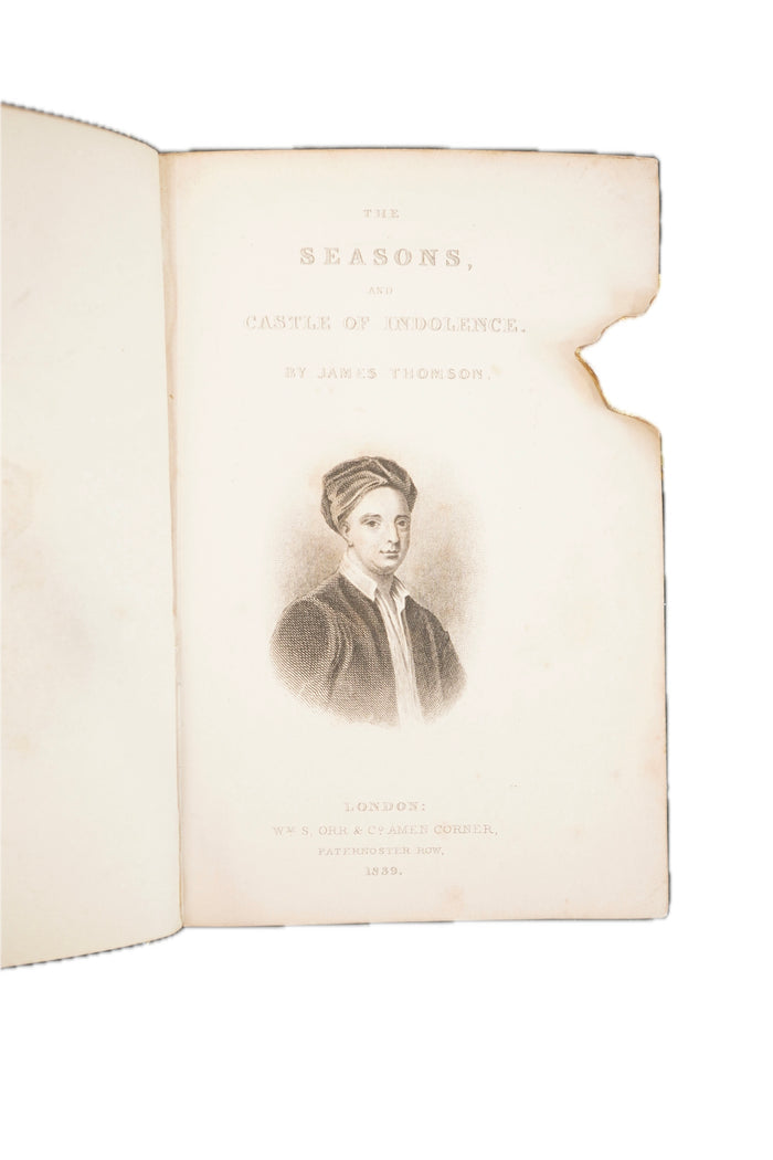 1837 Thomson's Seasons & Castle of Indolence