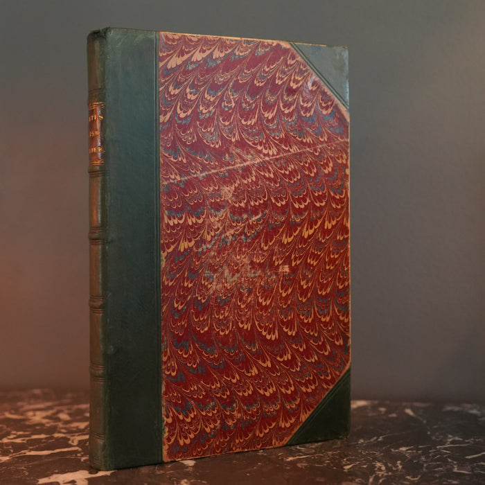 1838 Cobbett English Gardener Fold-Out Plate Half Leather