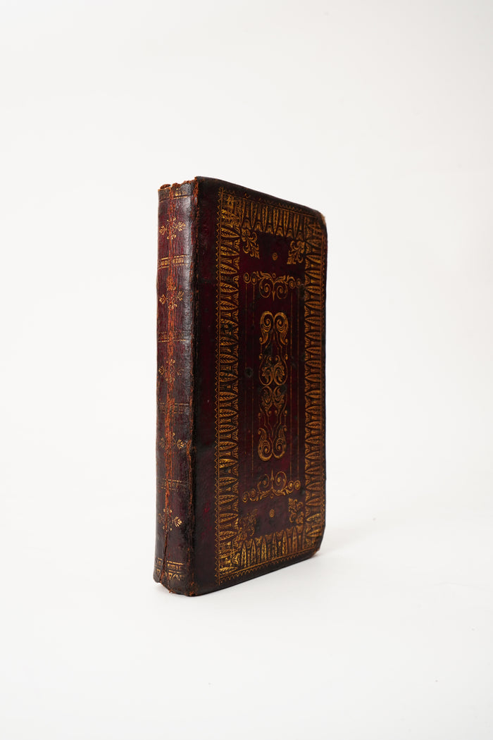 1840 Portuguese Catholic Prayer Book Full Leather