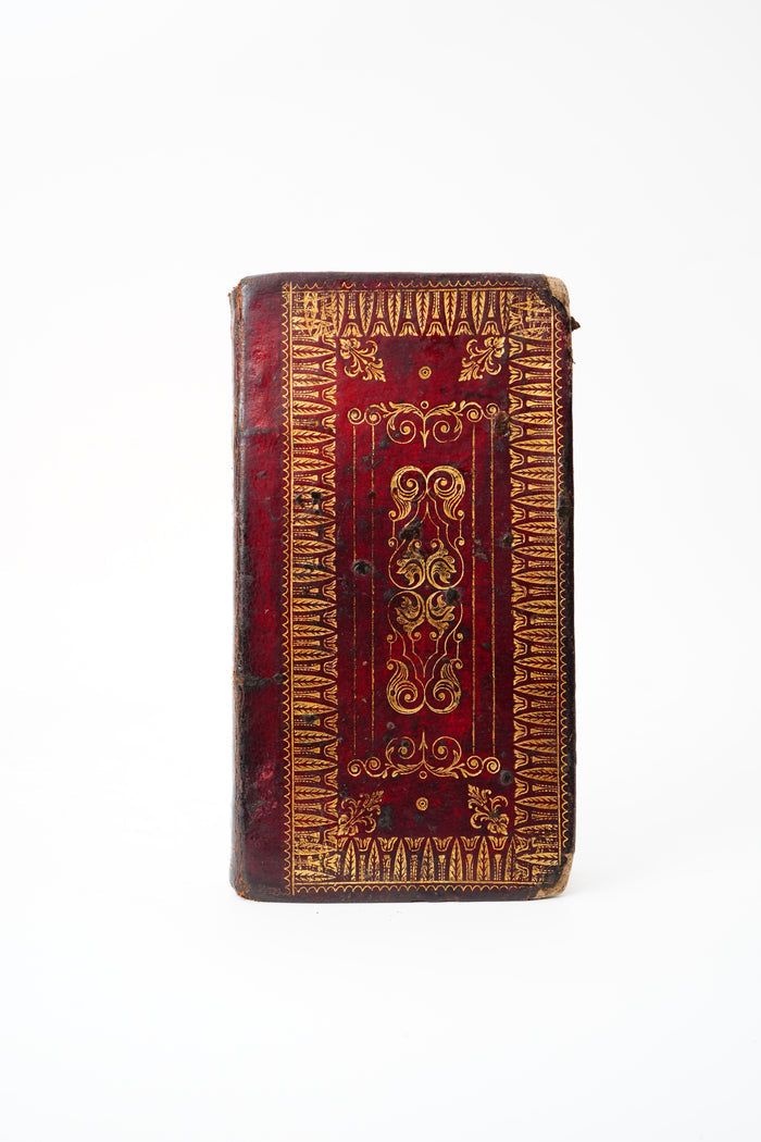 1840 Portuguese Catholic Prayer Book Full Leather