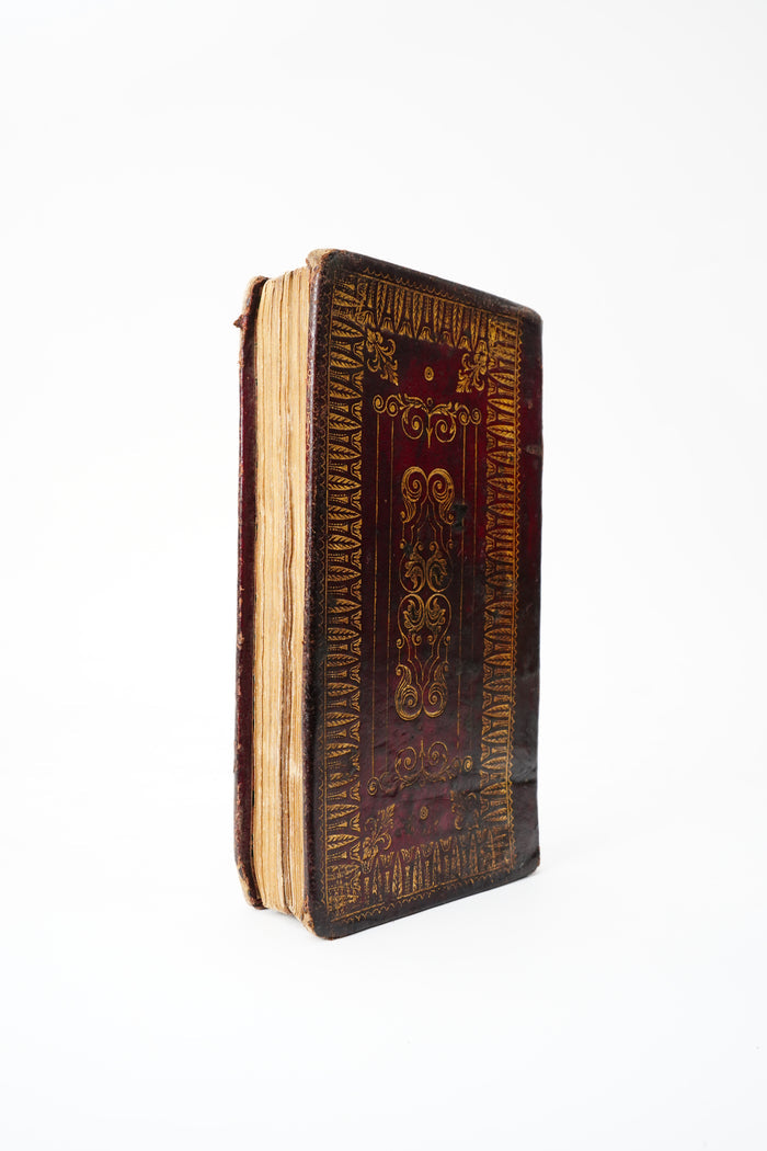 1840 Portuguese Catholic Prayer Book Full Leather