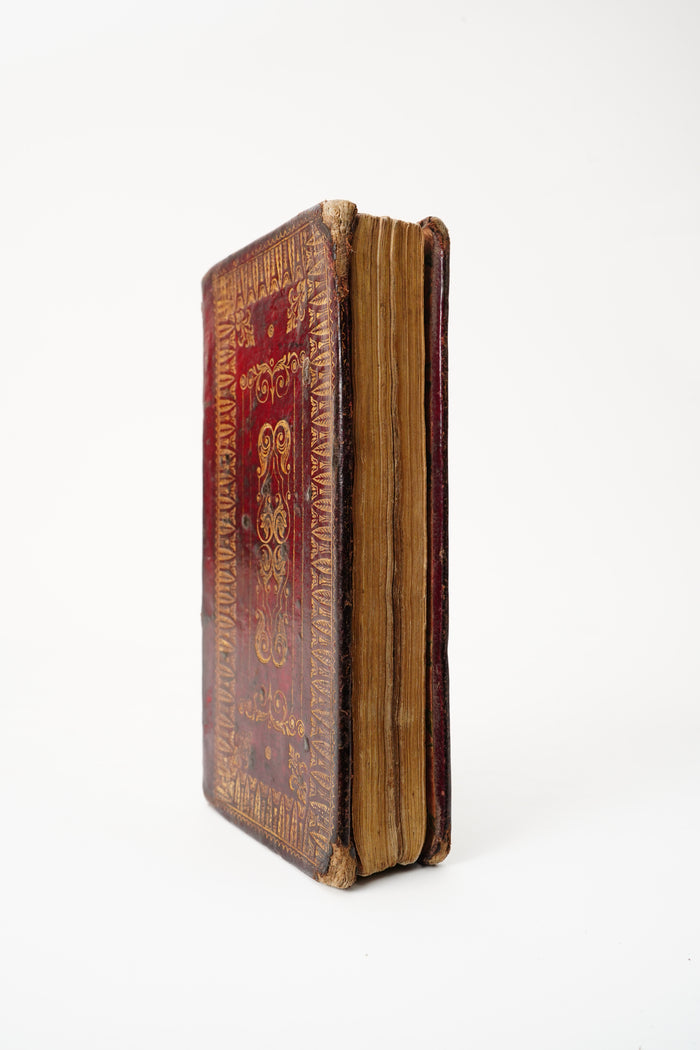 1840 Portuguese Catholic Prayer Book Full Leather