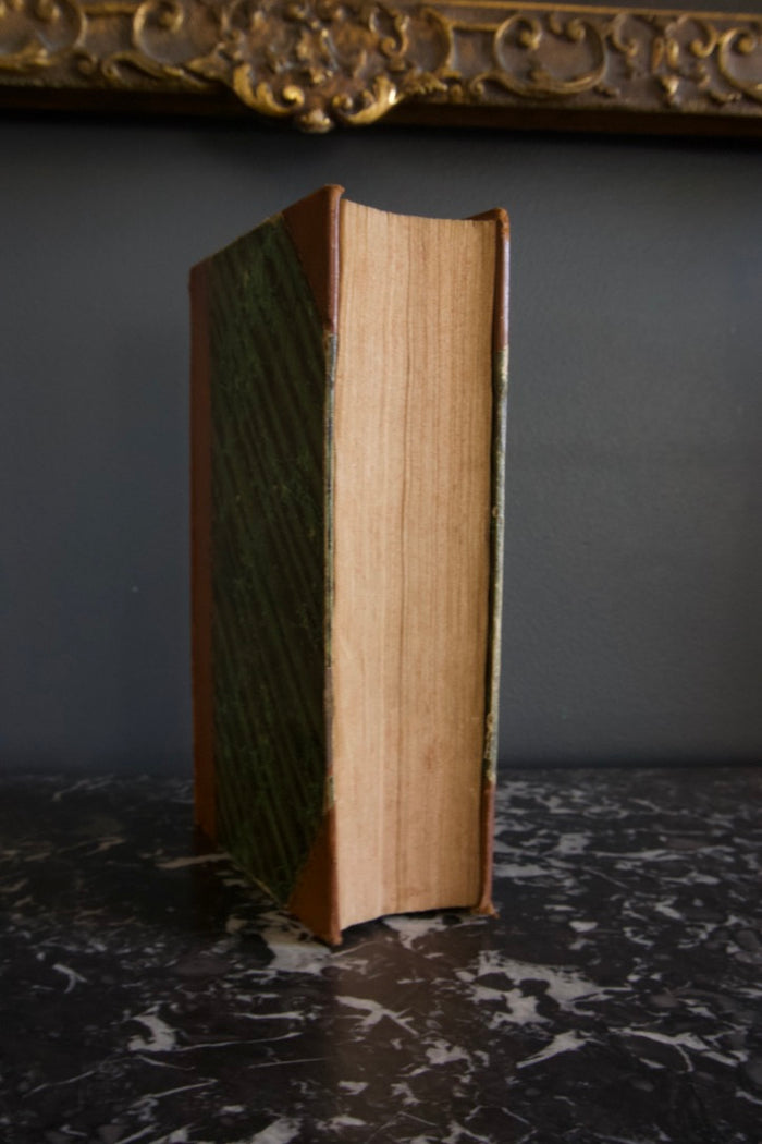 1846 "Brown’s Dictionary of The Holy Bible" Brown Half Leather Book