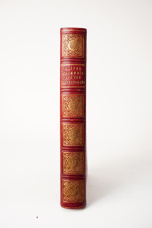 1847 Oliver Cromwell Protectorate Full Leather History Book