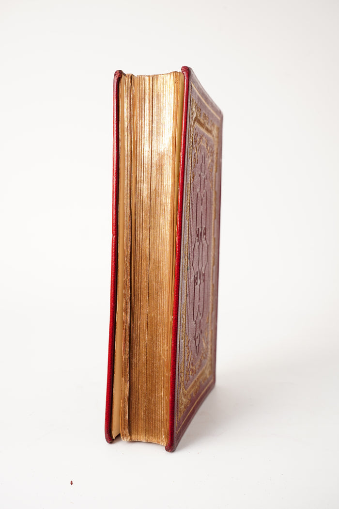 1847 Oliver Cromwell Protectorate Full Leather History Book