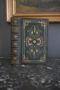 1855 Poetical Works of White & Campbell Green Leather Poetry Book