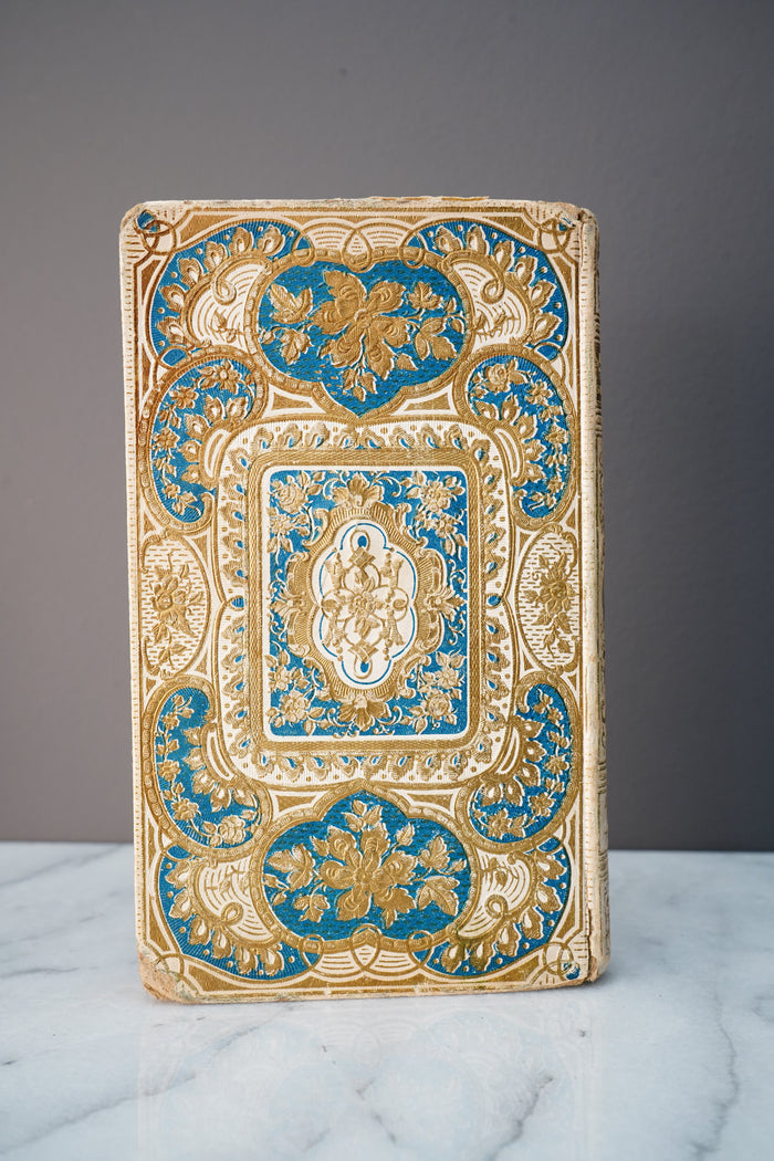 1856 French History Cartonnage Prize Book Bertrand du Guesclin Mame