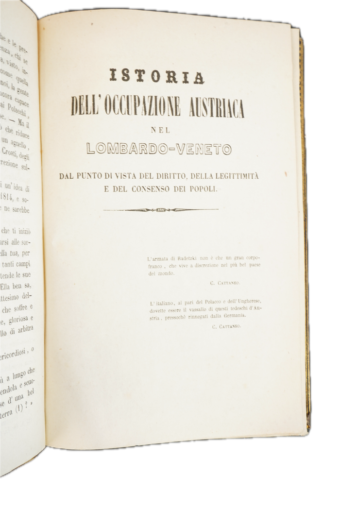 1860 La Varenne Gli Austriaci e l'Italia First Italian Edition