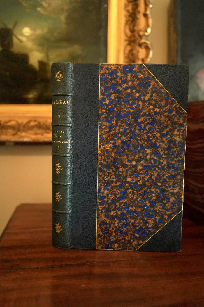 1865 Balzac La Comédie Humaine Vol 7 French Half Leather Literature