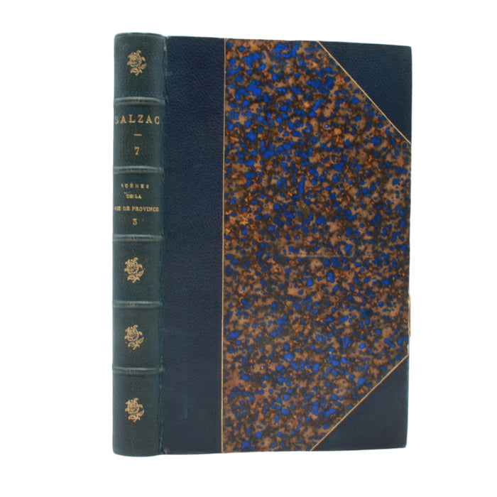 1865 Balzac La Comédie Humaine Vol 7 French Half Leather Literature