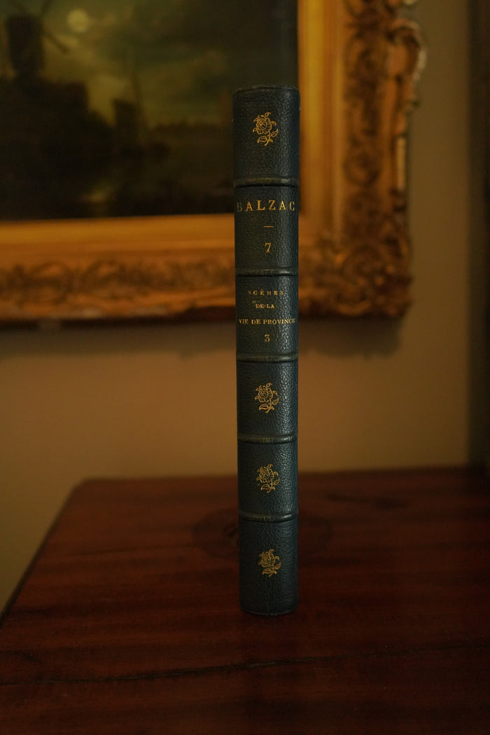 1865 Balzac La Comédie Humaine Vol 7 French Half Leather Literature