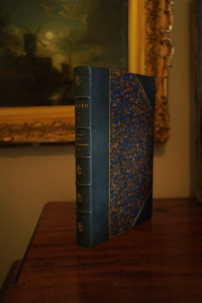 1865 Balzac La Comédie Humaine Vol 7 French Half Leather Literature