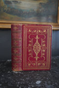 1868 Wordsworth Poetical Works Red Morocco Poetry Classic