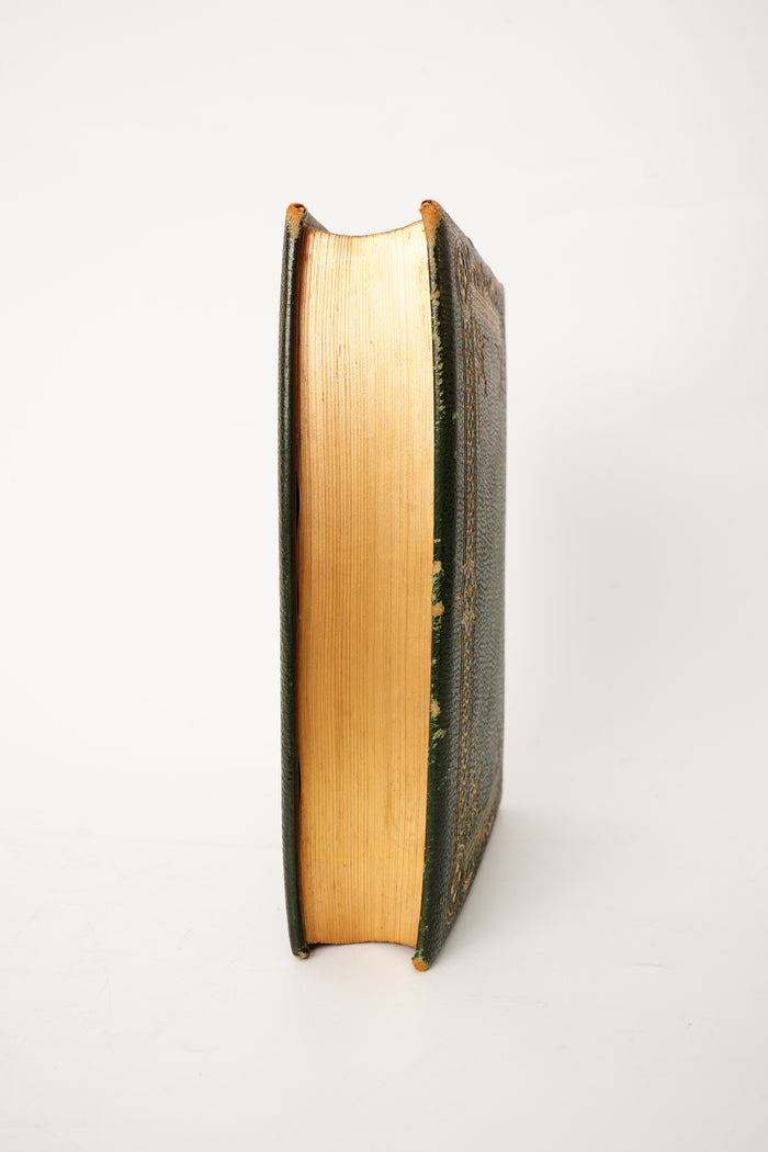 1869 Poets of the Nineteenth Century Full Leather Illustrated Book