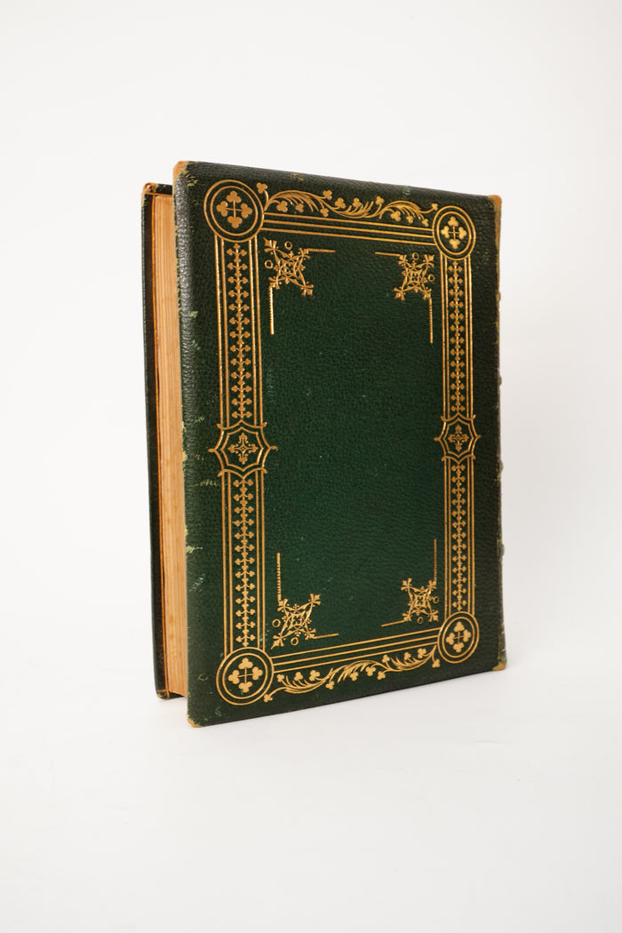 1869 Poets of the Nineteenth Century Full Leather Illustrated Book