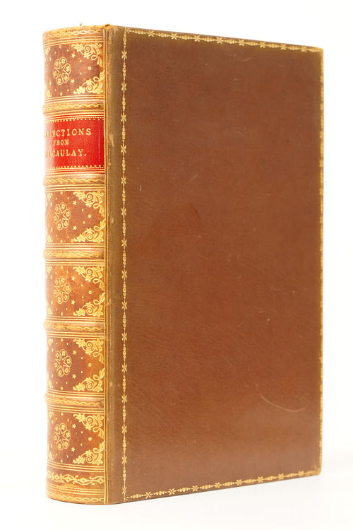 1876 Trevelyan Macaulay Selections