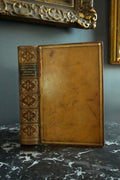 1889 Macaulay Miscellaneous Writings Speeches Full Calf Leather Book