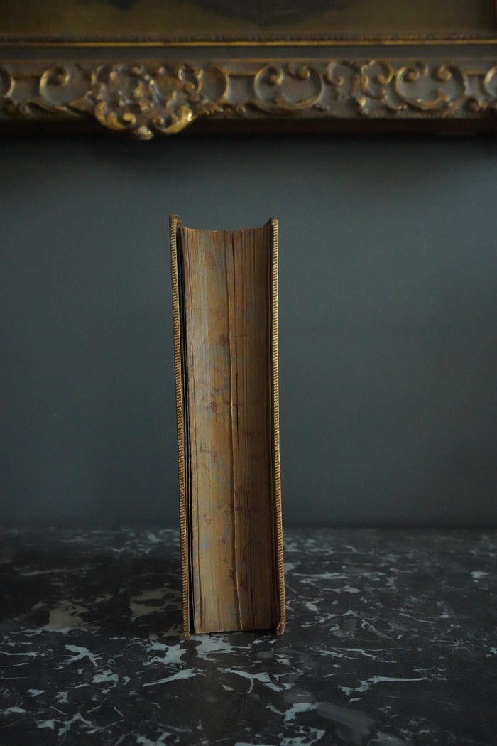 1889 Macaulay Miscellaneous Writings Speeches Full Calf Leather Book