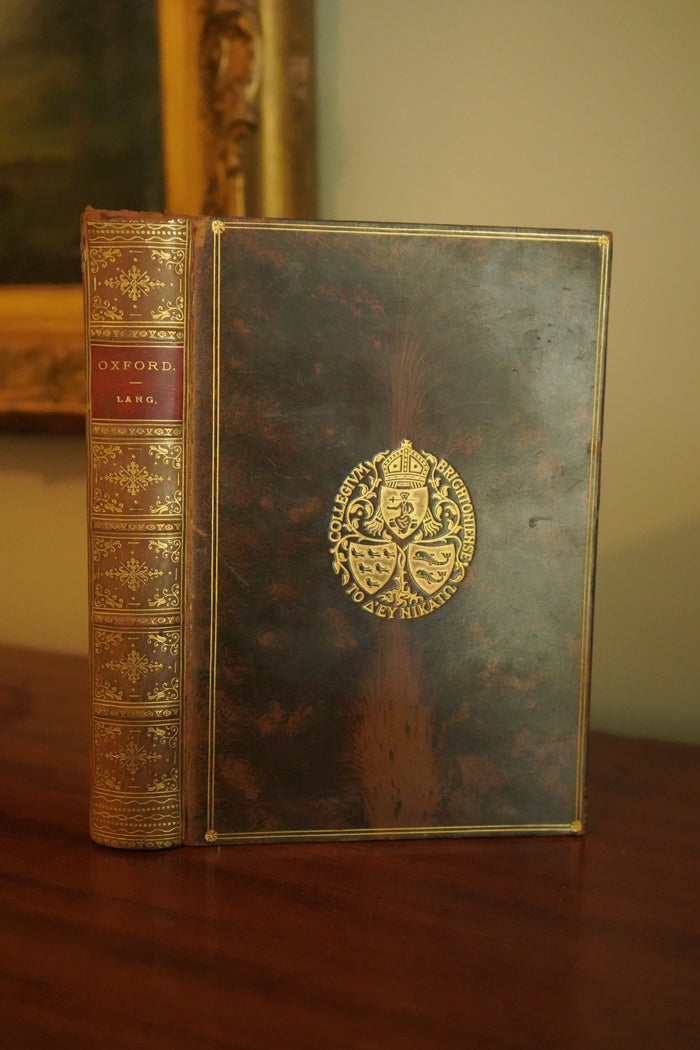 1890 Brief Historical and Descriptive Notes by Andrew Lang, Antique Illustrated History Book
