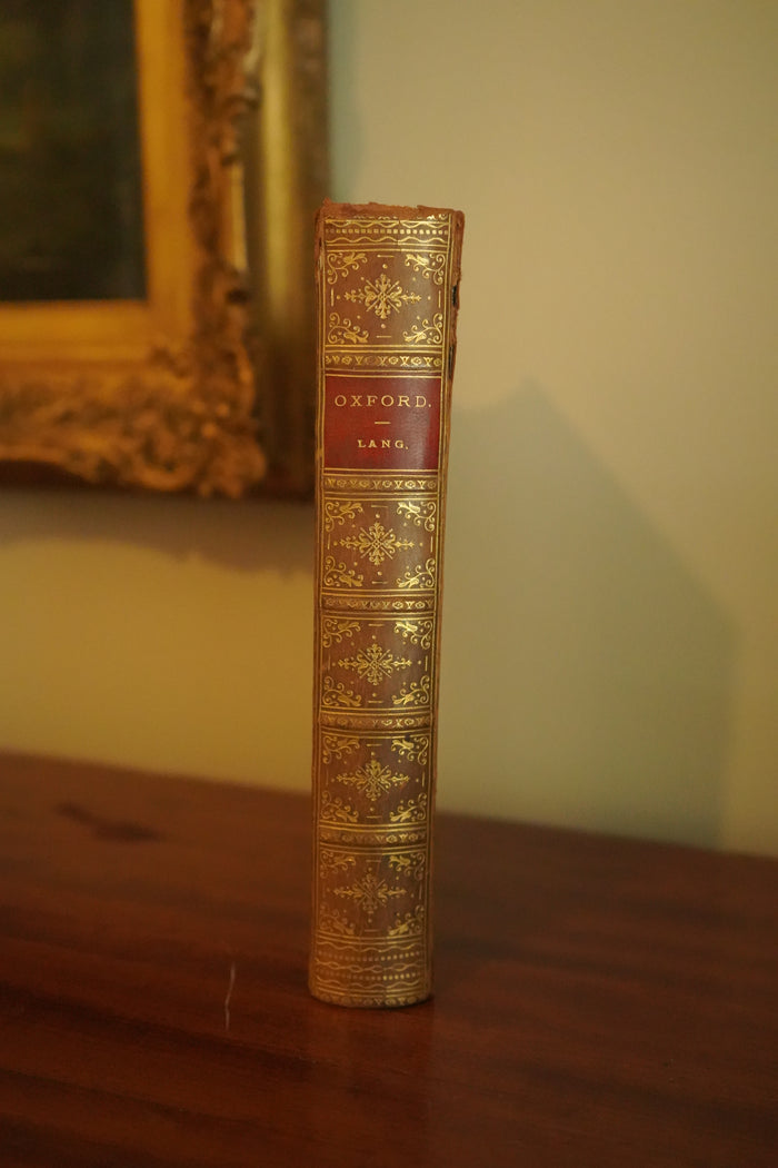 1890 Brief Historical and Descriptive Notes by Andrew Lang, Antique Illustrated History Book