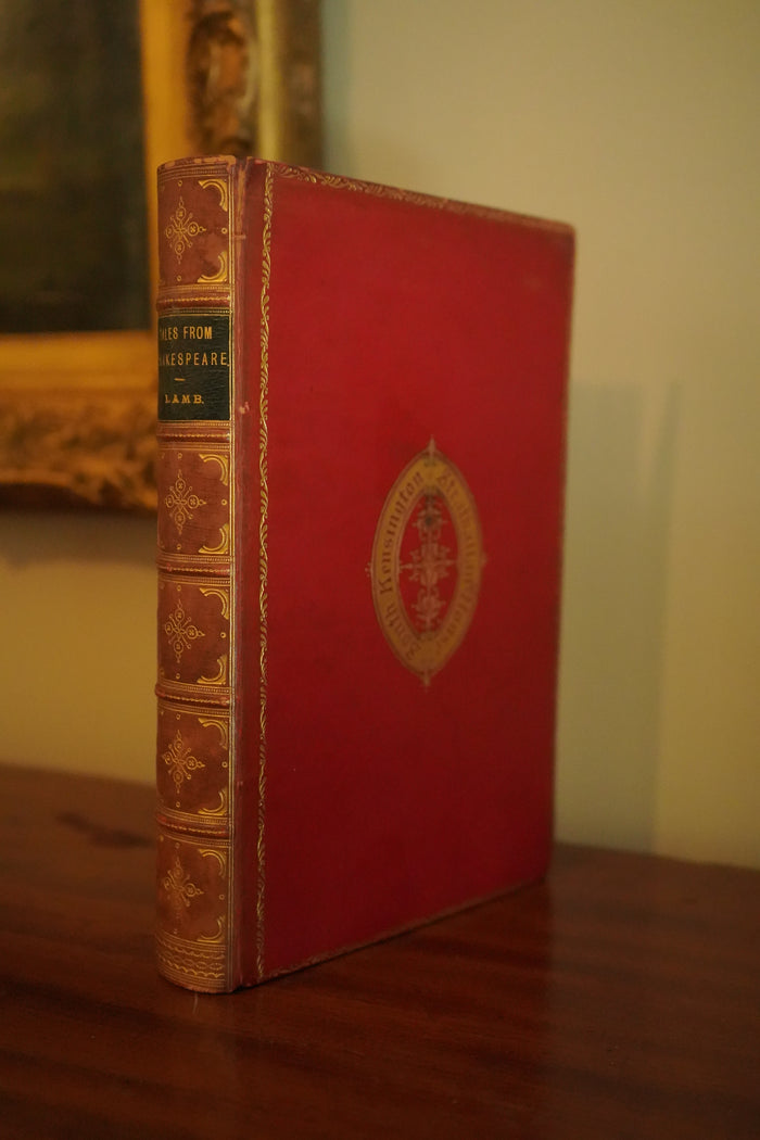 1890 Tales from Shakespeare Lamb Fine Red Calf Prize Binding