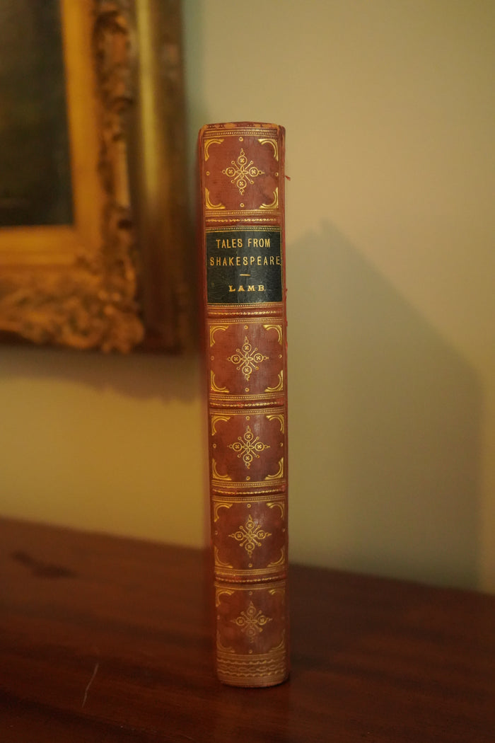 1890 Tales from Shakespeare Lamb Fine Red Calf Prize Binding