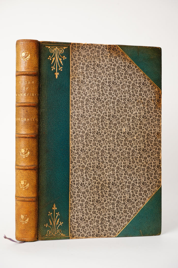 1890 Vicar of Wakefield Hugh Thomson Half Leather