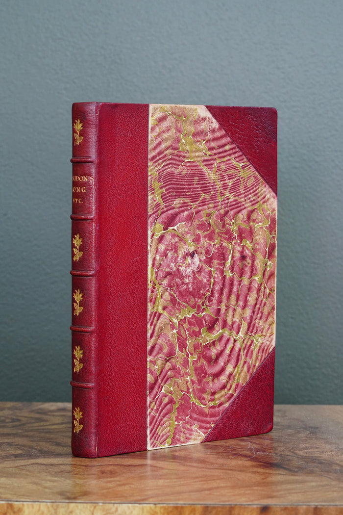 1894 Coridon's Song Hugh Thomson Illustrated Half Leather Poetry