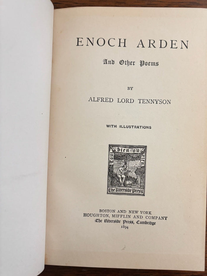 1894 Enoch Arden and Other Poems by Alfred Lord Tennyson