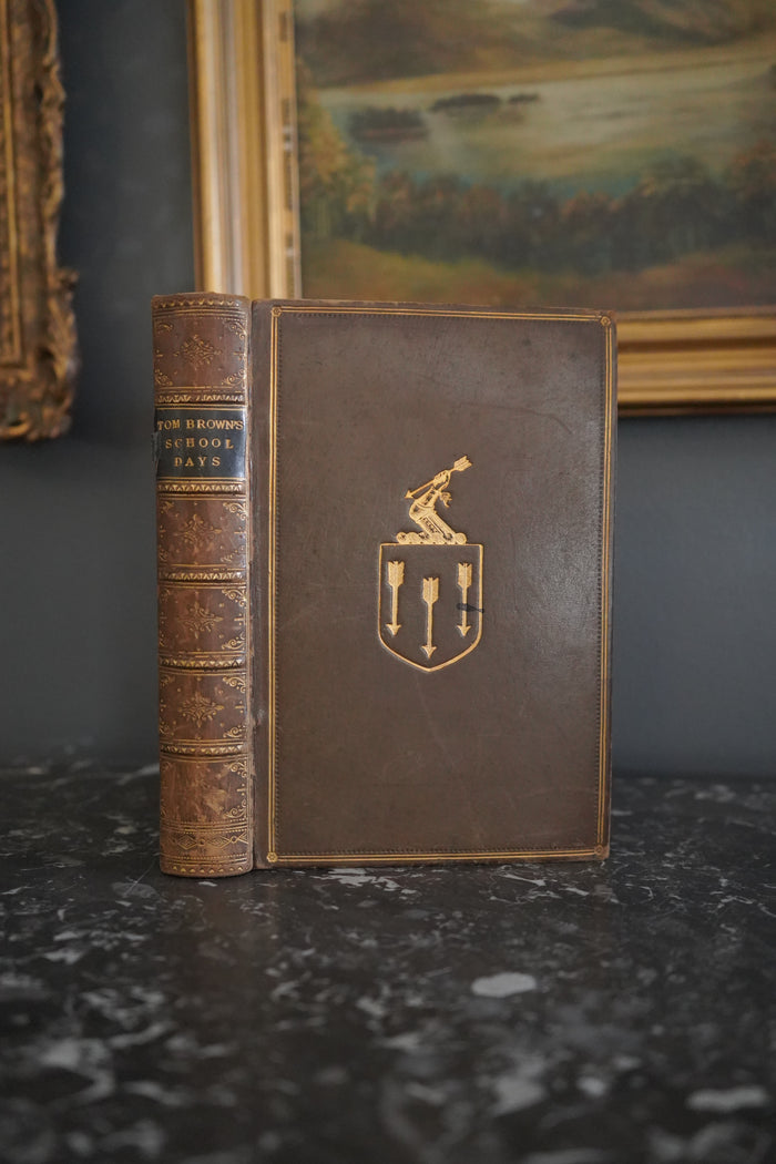 1894 Tom Brown’s School Days Full Calf Prize Binding Novel