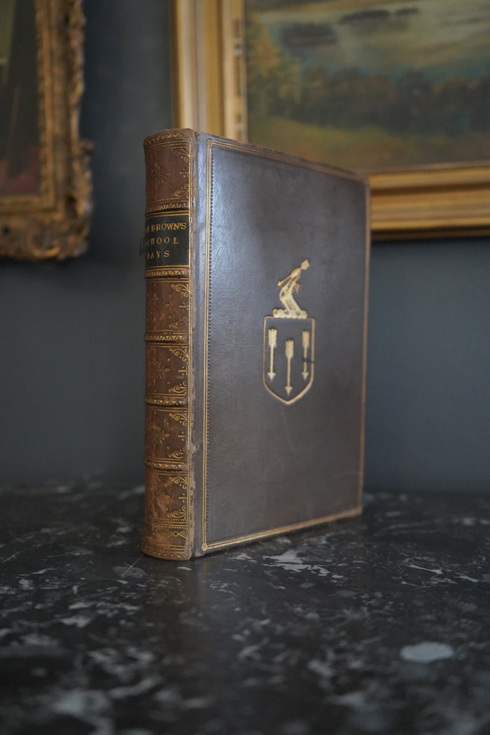 1894 Tom Brown’s School Days Full Calf Prize Binding Novel