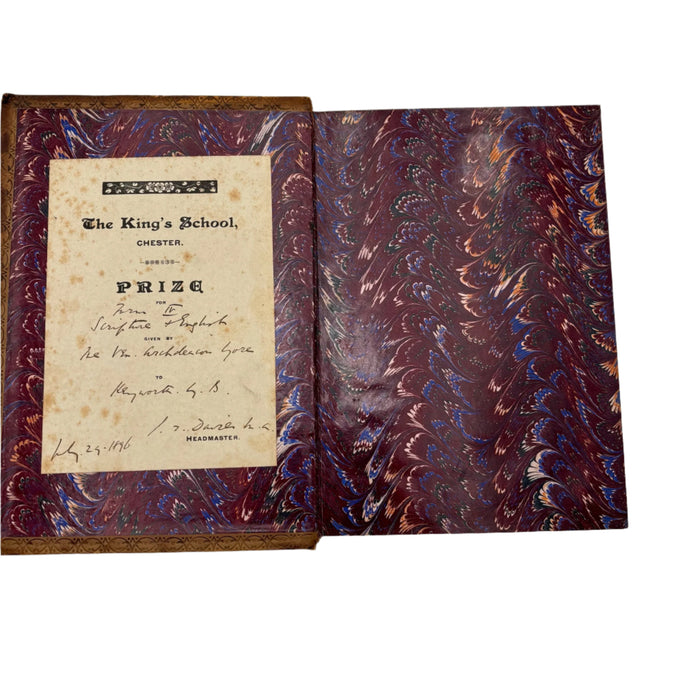 1895 Palmyra and Zenobia Wright Full Calf Prize Binding History