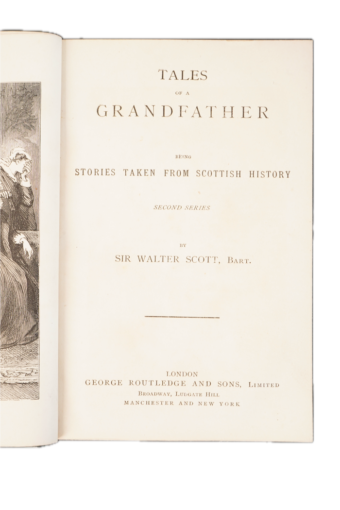 1895 Sir Walter Scott Tales of a Grandfather Book