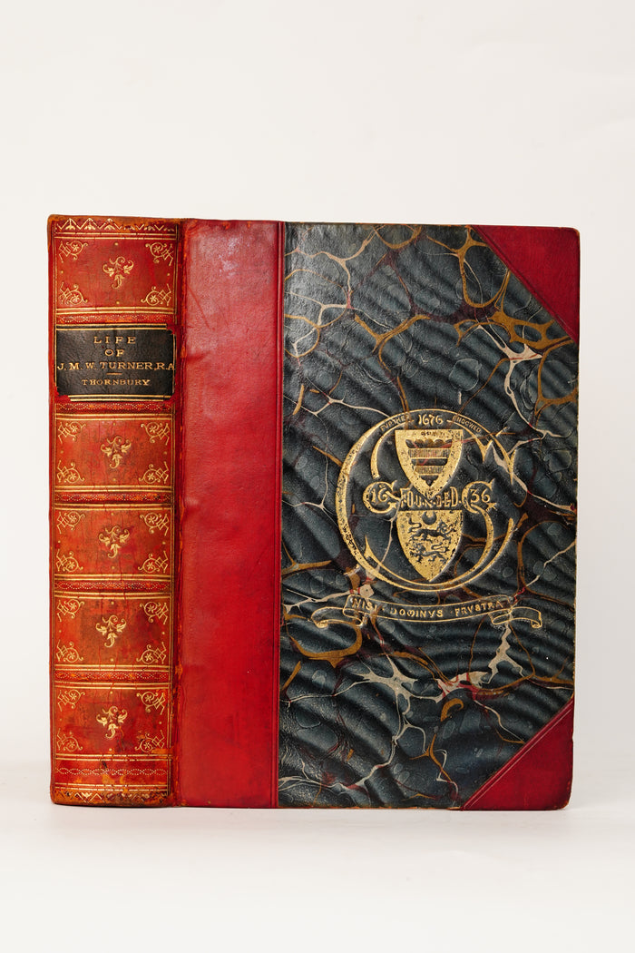1897 J.M.W. Turner Biography Half Leather Illustrated Art Book