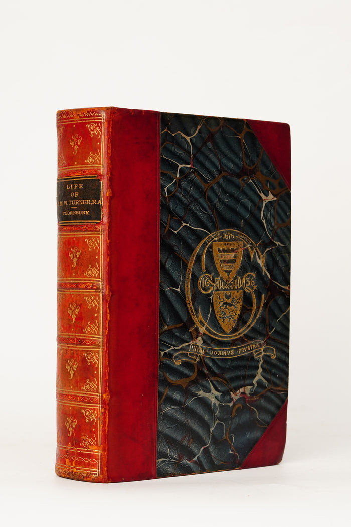 1897 J.M.W. Turner Biography Half Leather Illustrated Art Book